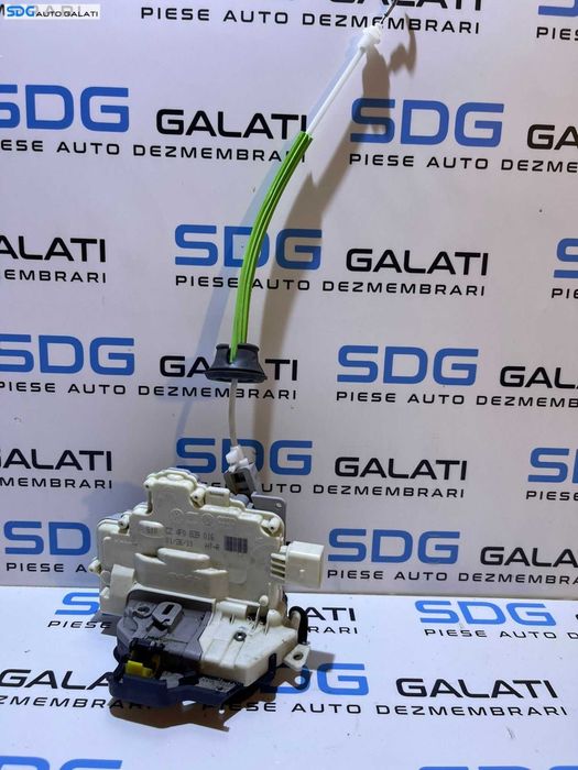 Broasca Incuietoare de pe Usa Portiera Dreapta Spate cu 7 Pini la Mufa Audi A6 C6 2005 - 2011 Cod 4F0839016 [LR1265]