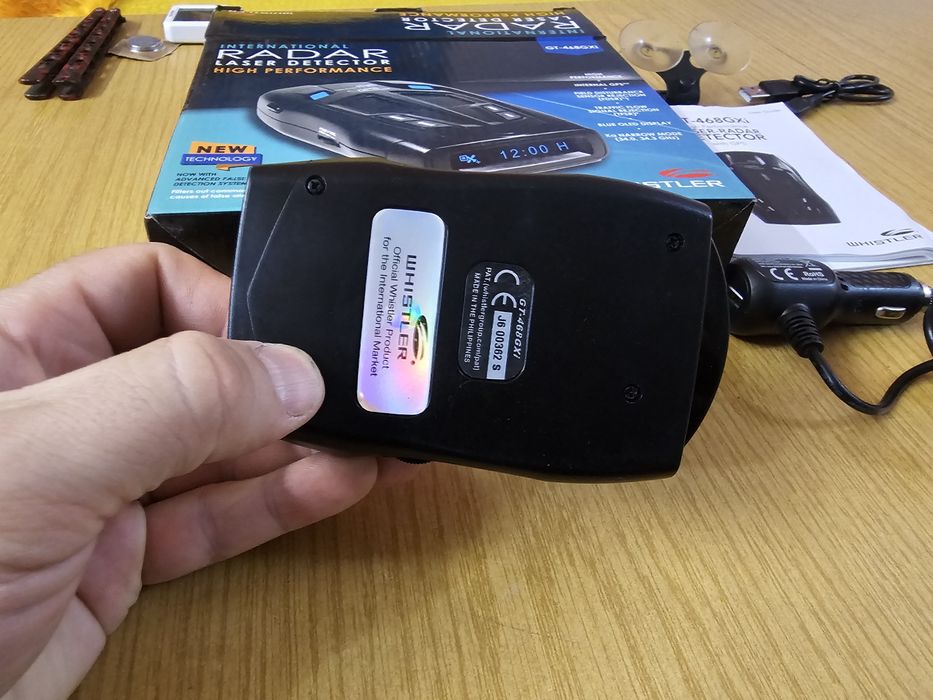 Радар детектор с вграден GPS Whistler GT-468GXi