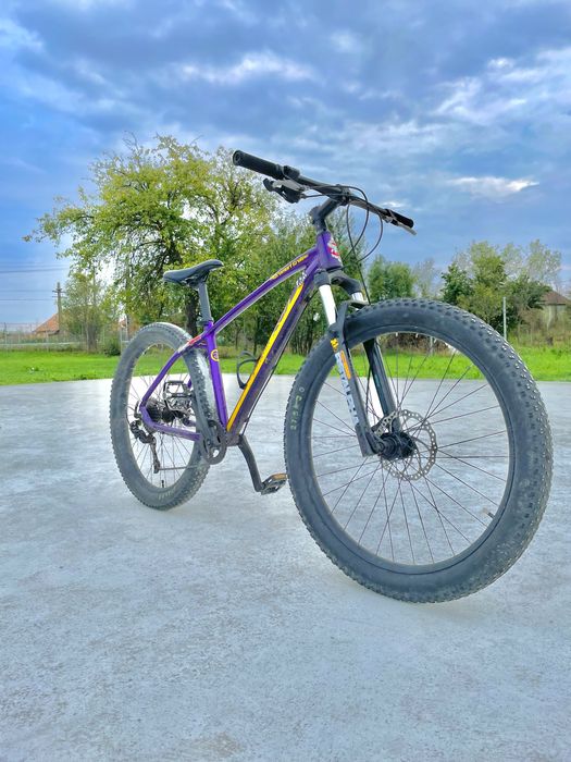 Bicicleta MTB pegas purple&yellow