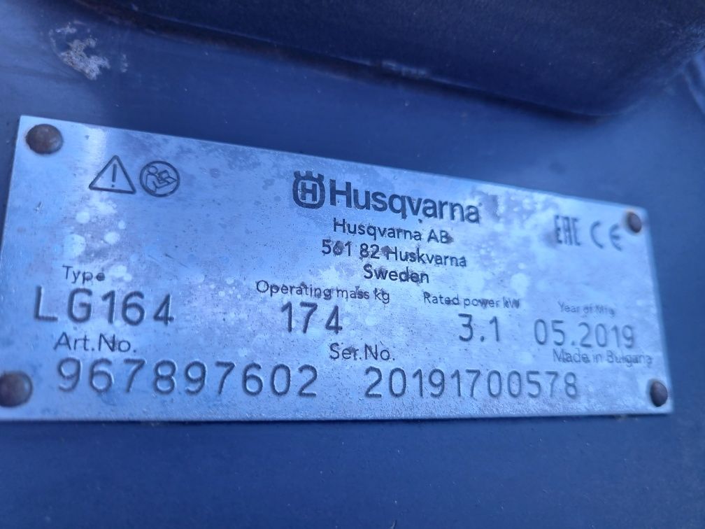 Placa Compactoare Husqvarna LG 164 F7R An 2019 174 kg Diesel Hatz