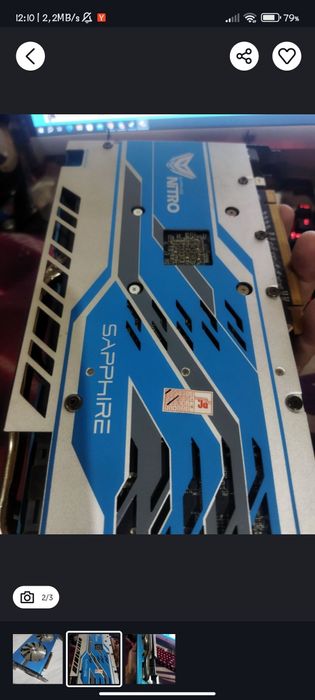 Sapphire rx 580 8gb videokarta sotiladi