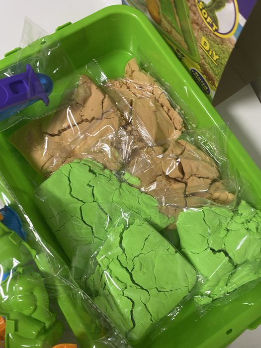 Креативен комплект кинетичен пясък и формички 3D Животни