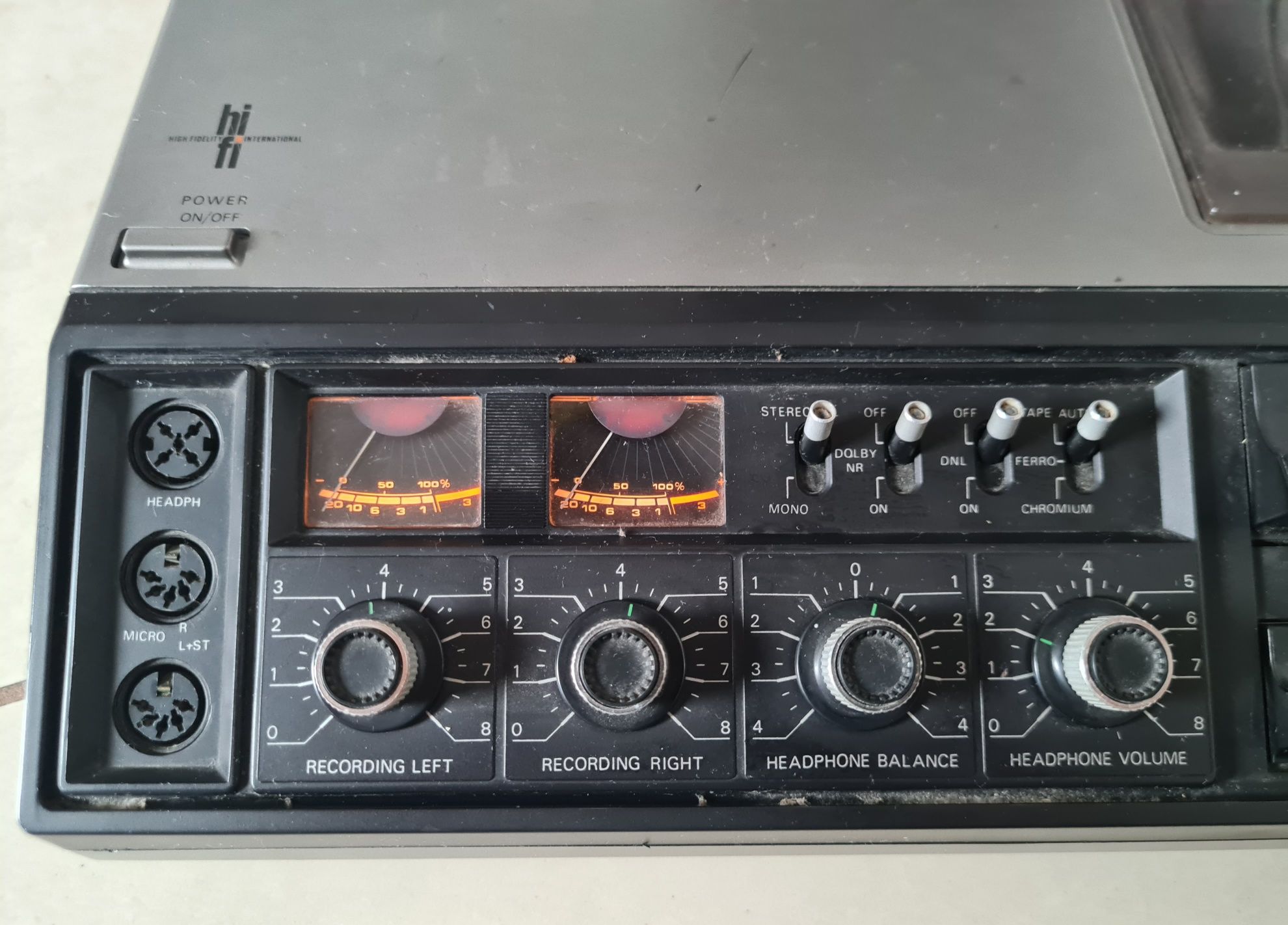 Philips N2511 Stereo Cassette Deck Casetofon Vechi