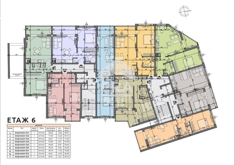 Продава се Двустаен апартамент в София, Хаджи Димитър - 68 кв.м за 2574 €/кв.м - Снимка #2