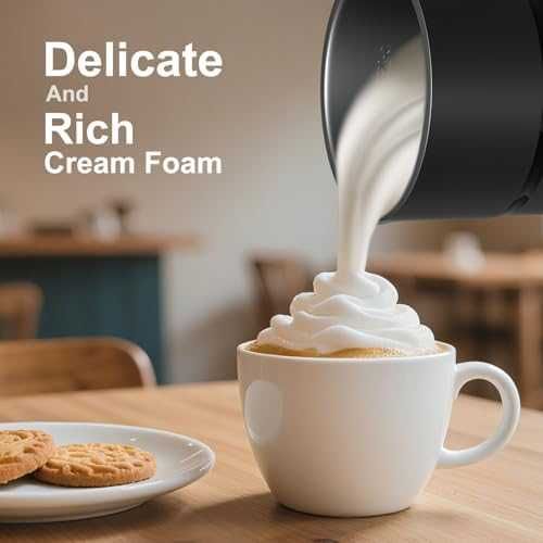 Нов Уред за разпенване затопляне на мляко Млечна пяна за секунди Кафе