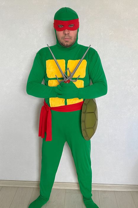 Новогодний костюм мужской, черепашки ниндзя