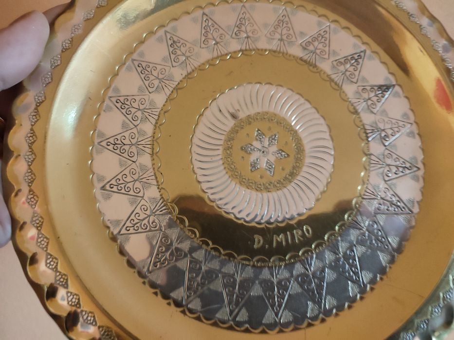 Farfurie Silver,  Lampa lui Aladin ,Sankyo japonez muzical , originale