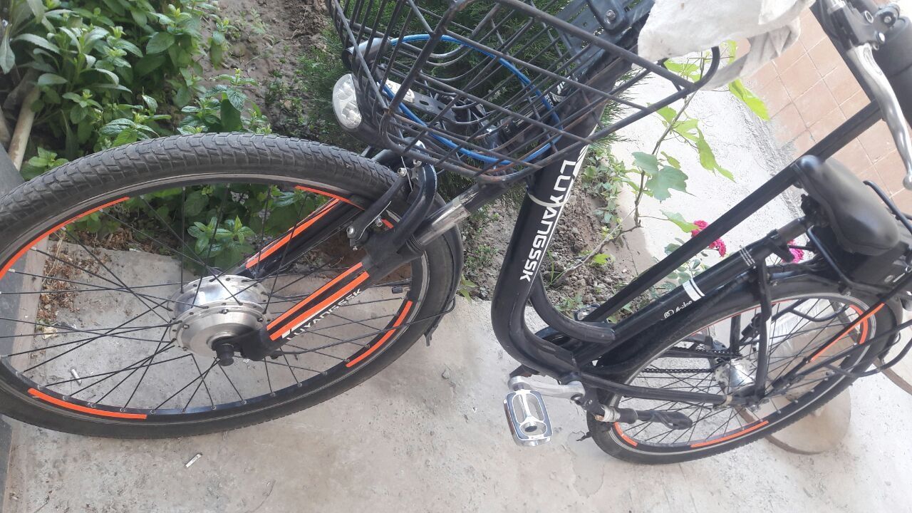 Velosiped elektron velik.