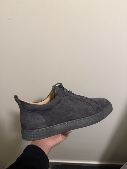 Louboutin grey smoke