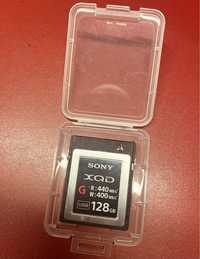 XQD Sony карта памяти на 128 Gb G:440mb/s