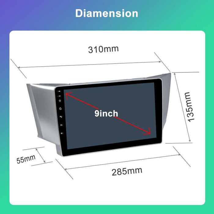 Мултимедия Двоен дин за Lexus RX300 RX330 RX400H Навигация Android RX