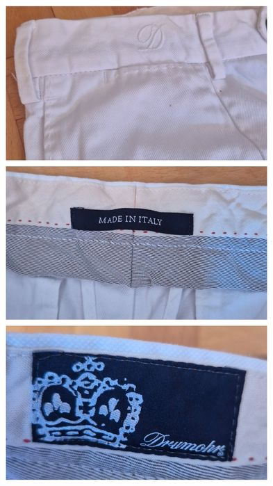 Pantaloni chino lux Drumohr, model Drop 7 Slim Fit, Made in Italy - 48