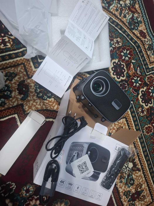 HY300 Pro Projector Support 4K1080P WIFI6 5G Wireless 5.0 Bluetooth An