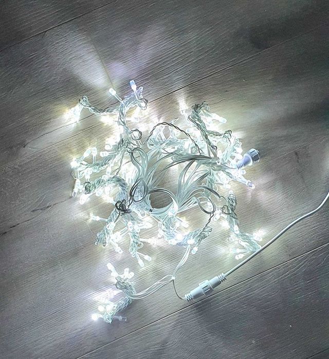 Instalatie perdea ploaie cu FLASH 3x1.5 m Premium alb rece, multicolor