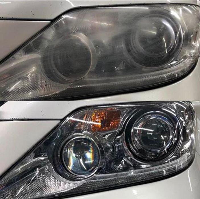 Полировка фар. Установка Bi-Led