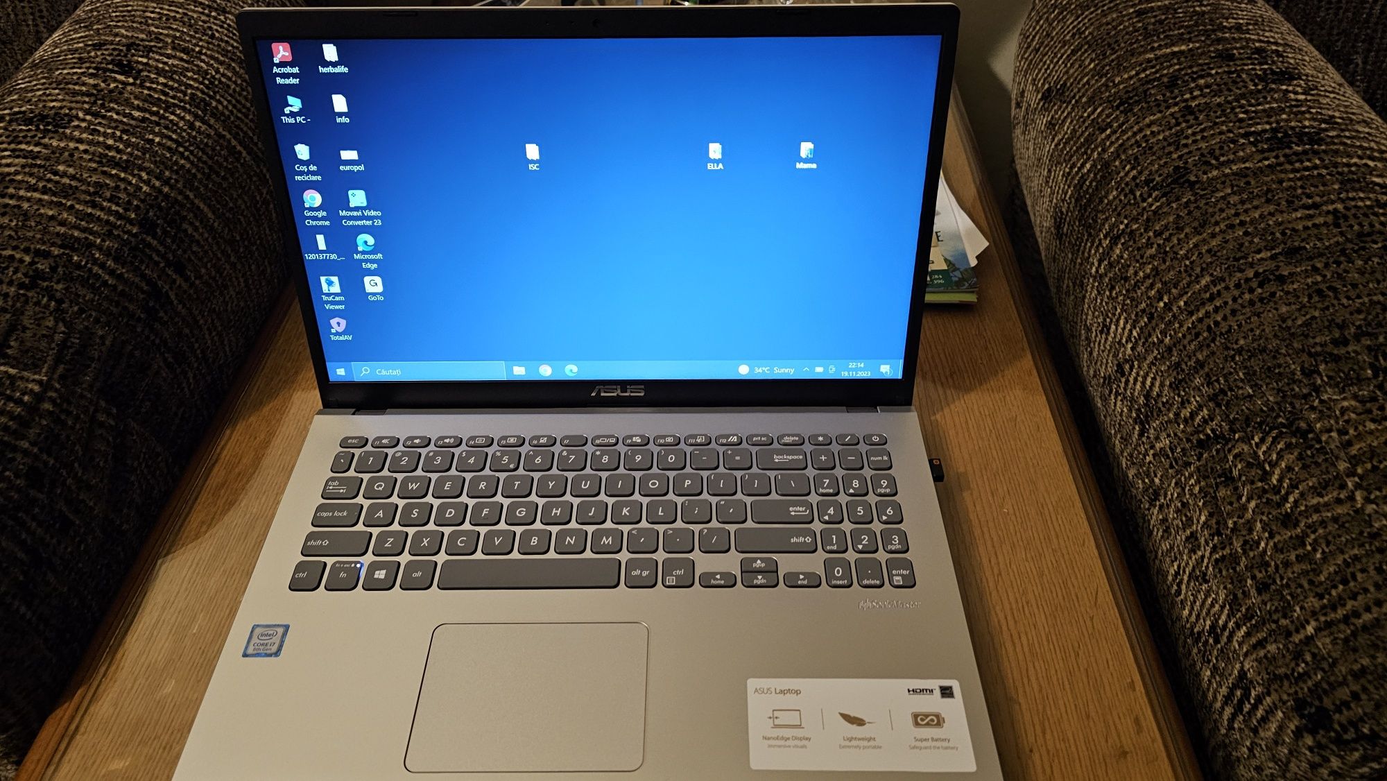 Laptop ASUS performant model X509FA-EJ219