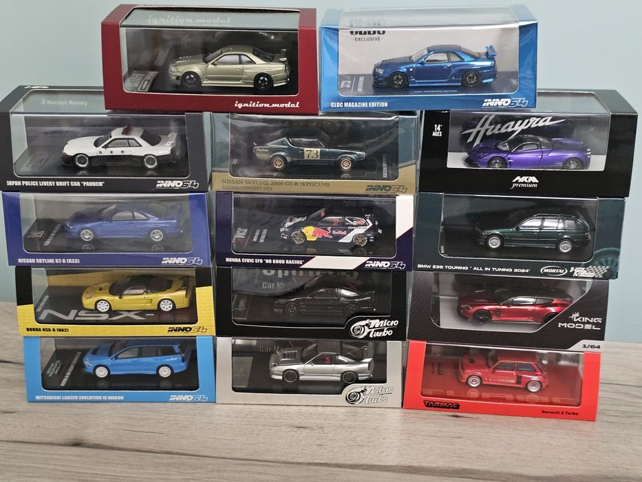 Inno64, Tarmac, Ignition, Fuelme, PGM, Suhe, Micro Turbo 1/64