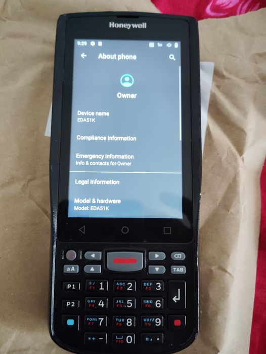 Vand terminal/pda android/scanner Honeywell eda 50k/51k