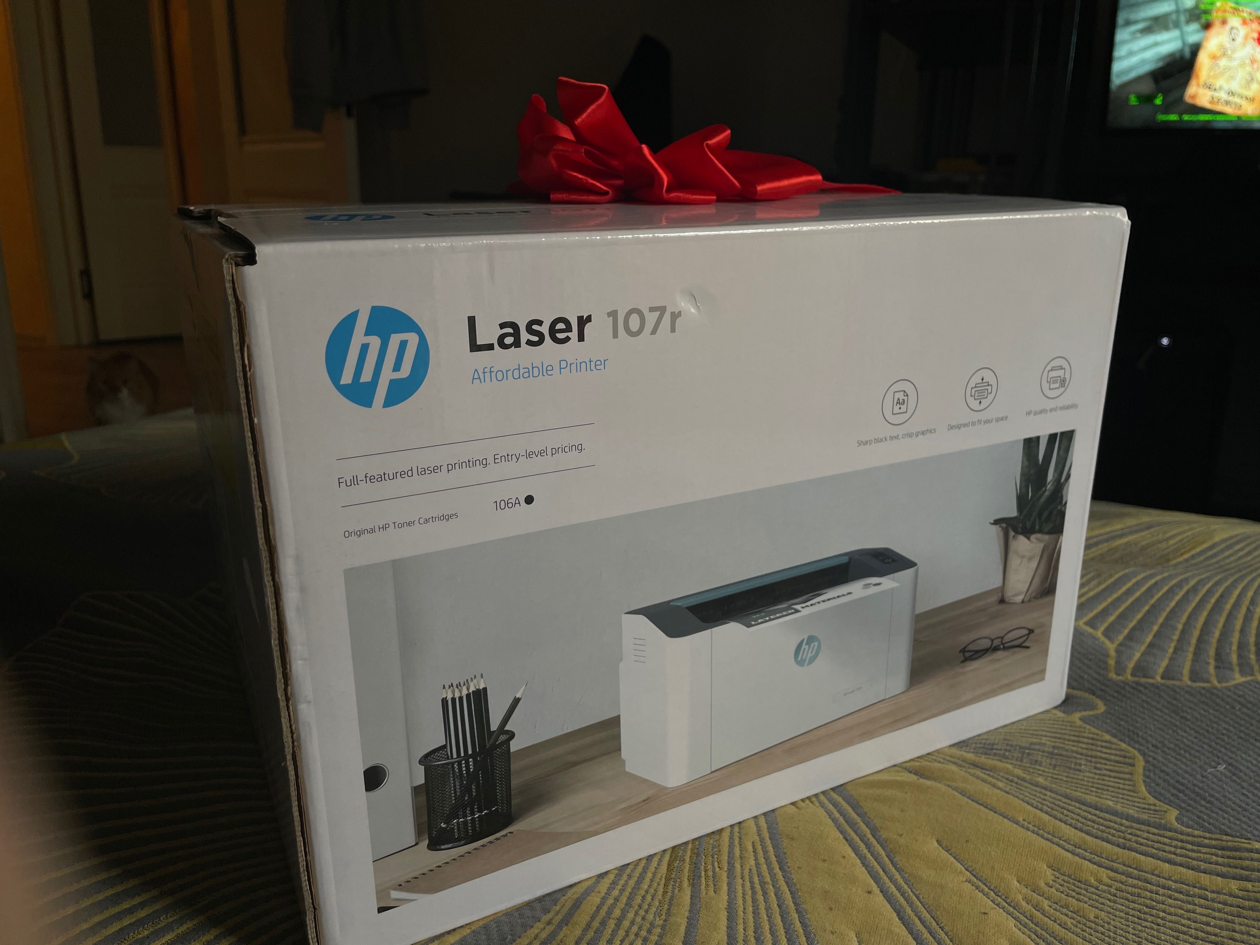 Новый принтер HP Laser 107r