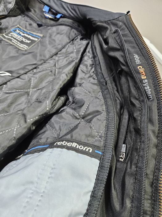 Geacă moto din piele Rebelhorn M