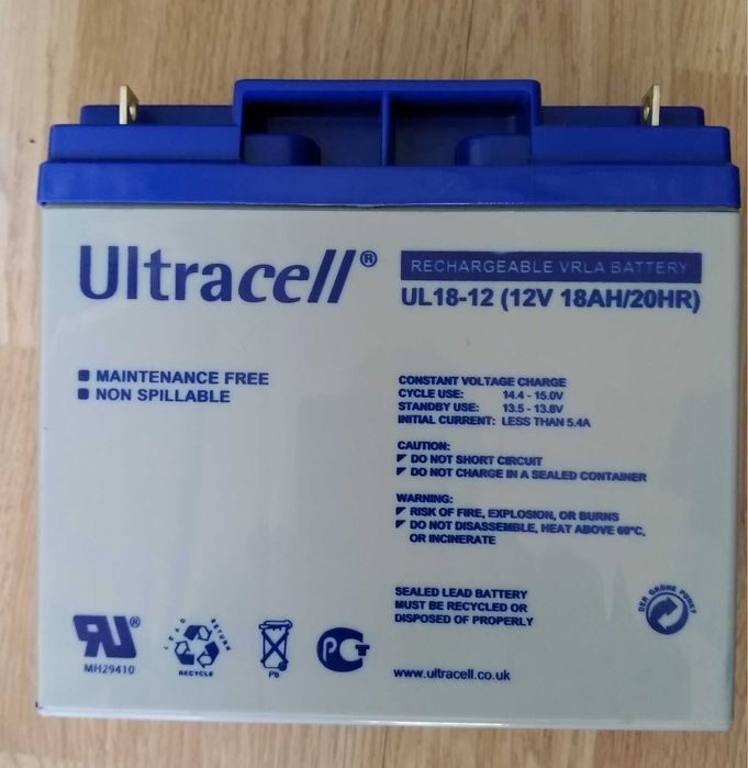 Acumulatori UPS Ultracell UL18-12 si Megabat MB17-12 (100 lei) - NOI