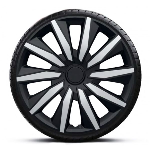 Тасове 16” цола SILVER BLACK – комплект 4 броя