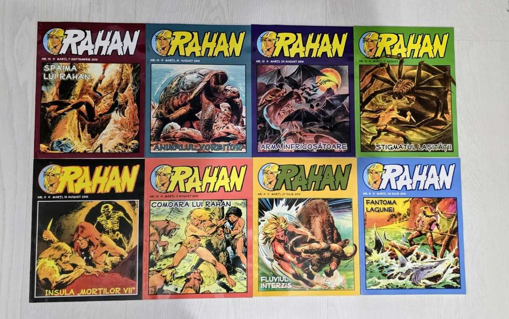 Colectie RAHAN - 55 volume, colectia Adevarul, stare excelenta