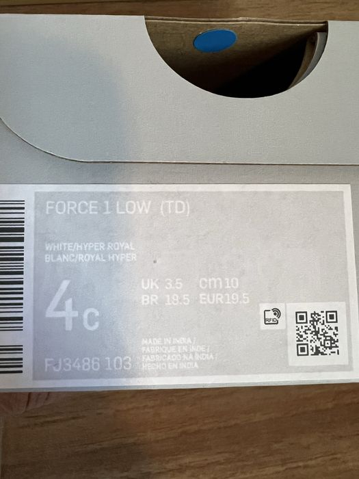 Nike Air Force 1 Low 19.5 10см
