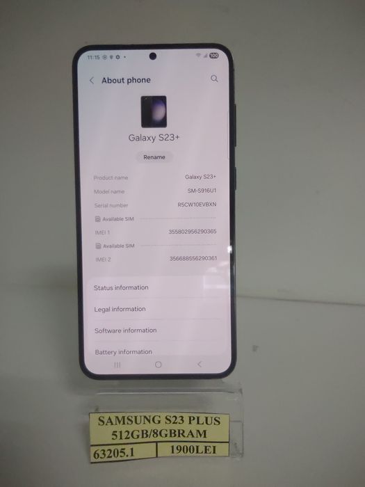 Samsung S23 Plus 512Gb(efn)