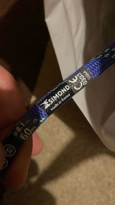 Coarda Simond aplinism 8.1mm,60m