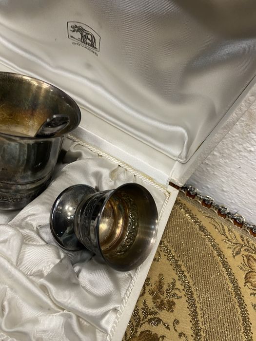 Посребрен троен кухненски сет с посребряване