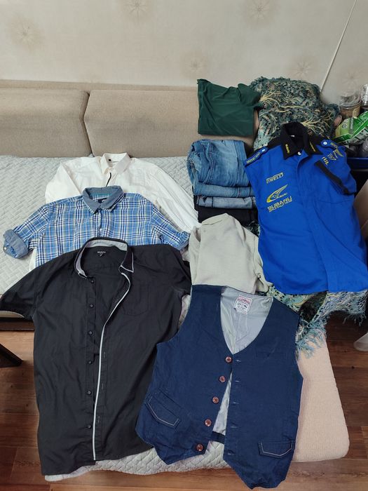Пакет мужских вещей 48-50 р, цена за все.