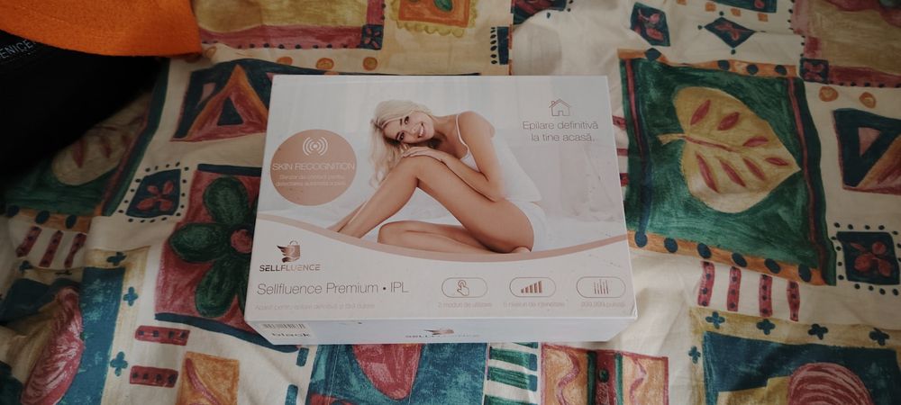 Vand epilator sellfluence 999.999 de impulsuri, nou nouț