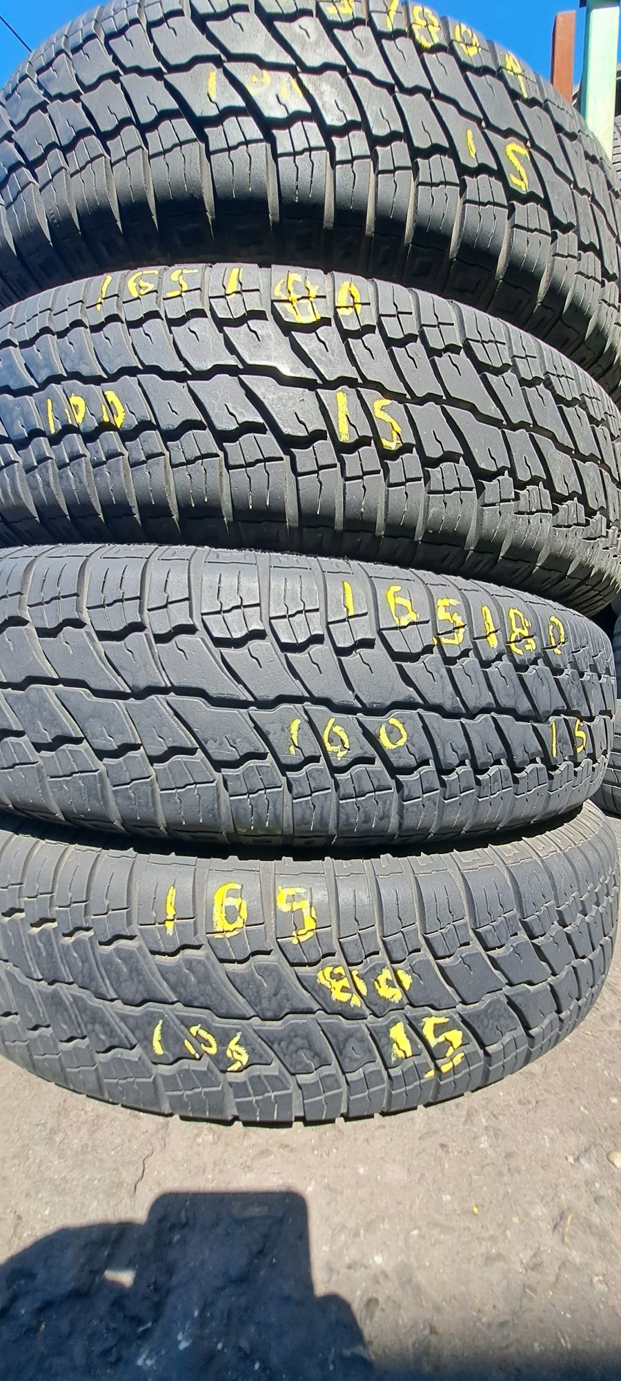 4 anvelope vara 165/80r15 Continental retro Montaj Gratuit