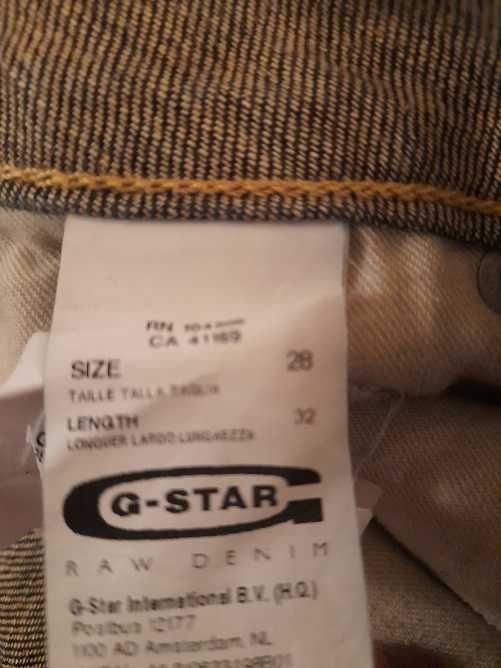 Blugi G-Star Raw, talie marimea 28