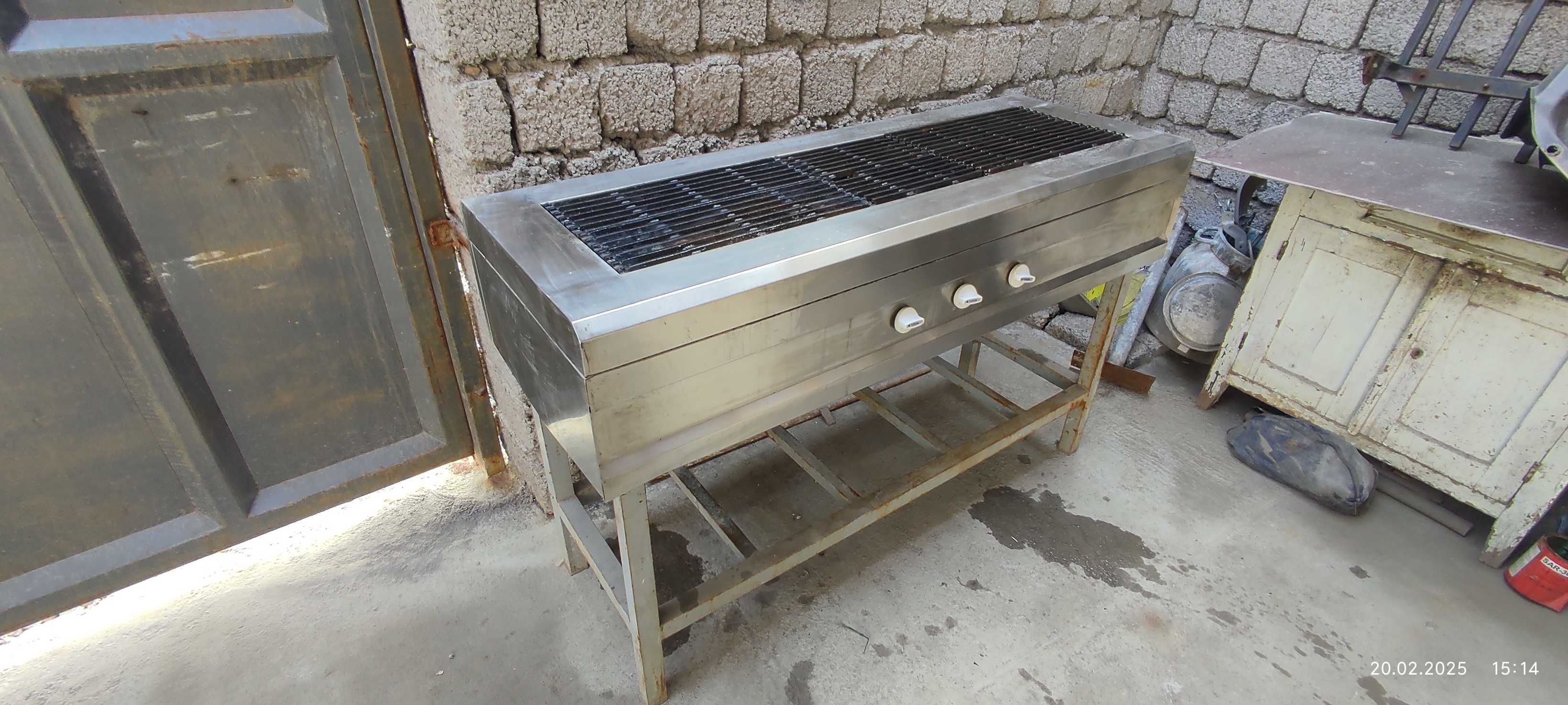 Газплита 3х 1400x500x900
