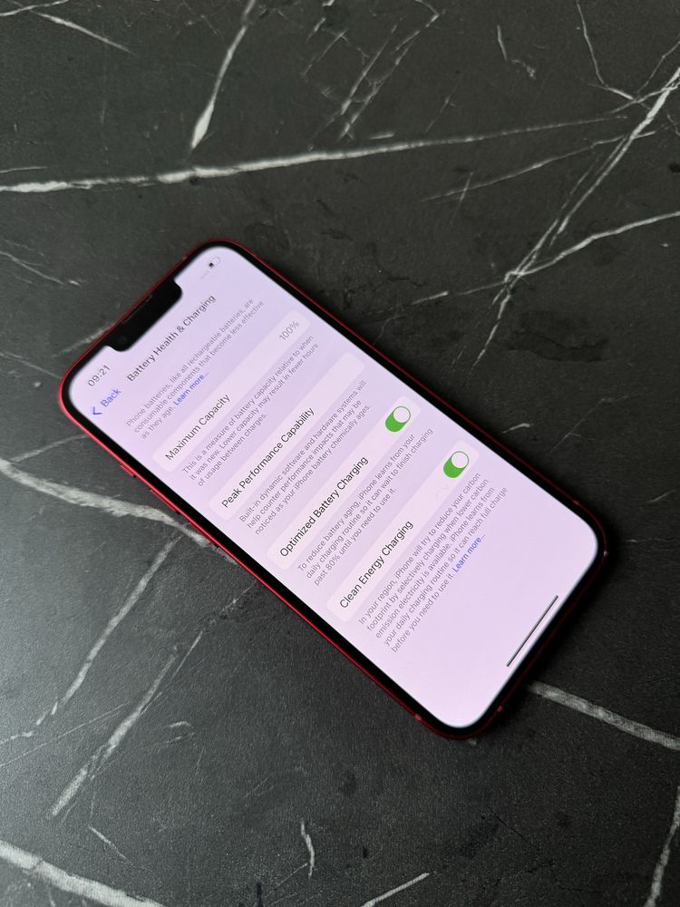 IPhone 13 128GB Red 100% Батерия