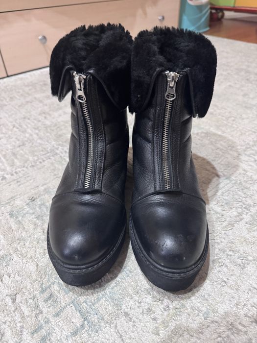 Полусапожки зима кожа и мех натуралка