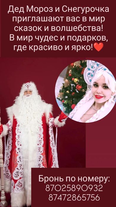 Дед Мороз и Снегурочка