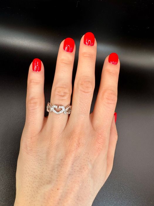 Златен пръстен Cartier C Heart, р.52