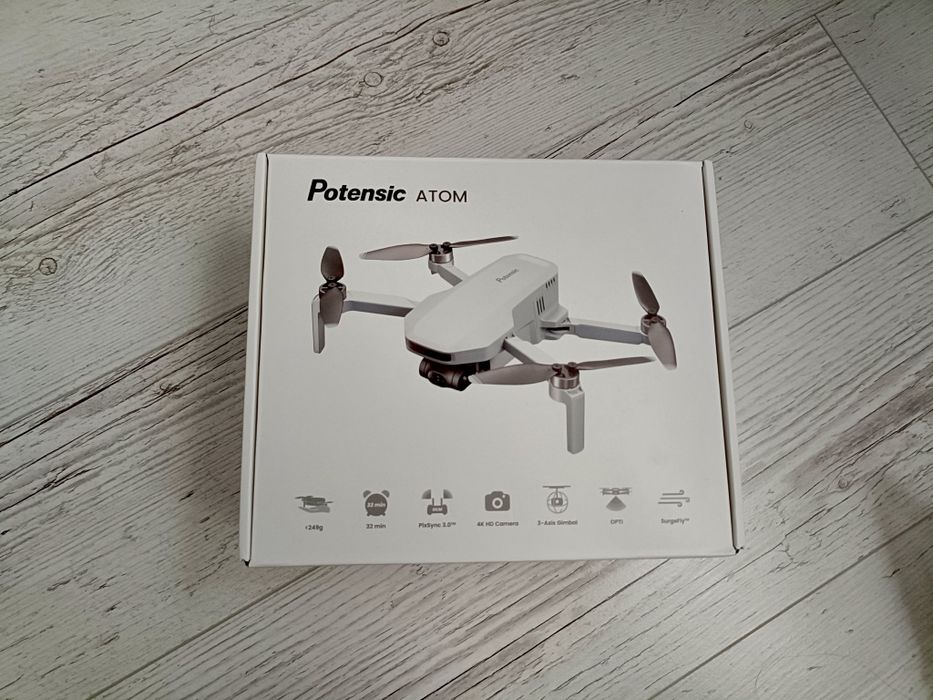 Noua Drona Potensic Atom,ghimbal 3 axe, 2 baterii,GPS,geanta Dji cadou