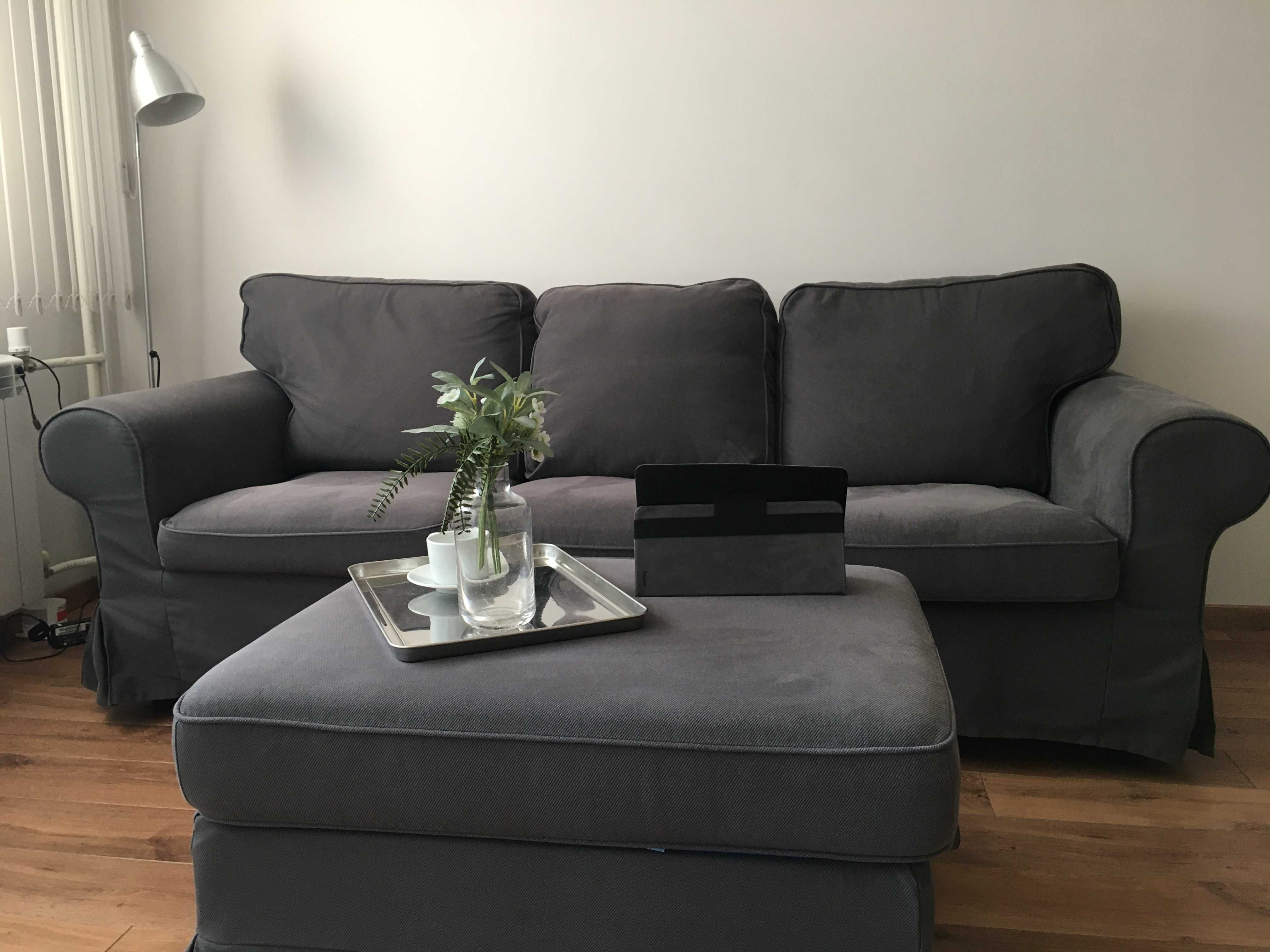 Диван + табуретка IKEA EKTORP