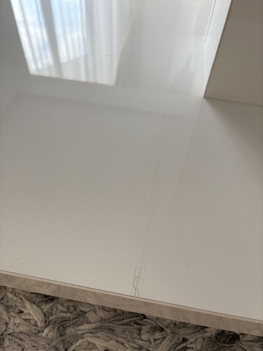Vand masuta living alba - MDF