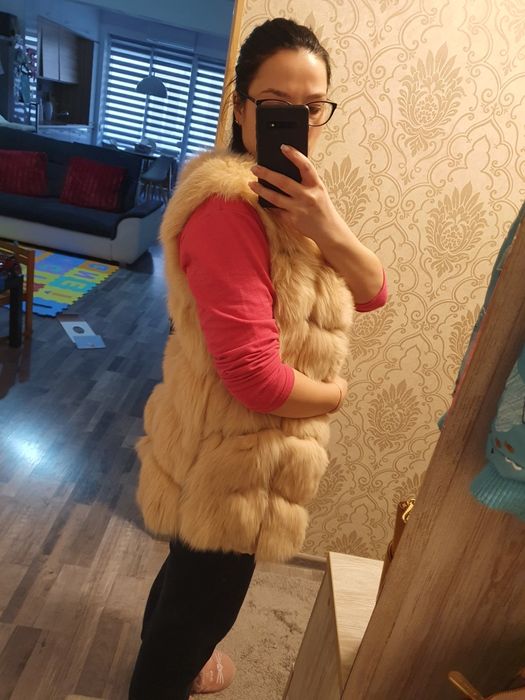 Vesta blana naturala