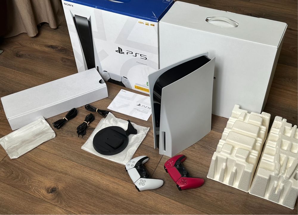 Sony Playstation 5 825GB/+2 DualSense!игра/коробка/подставка пс 5 ps 5