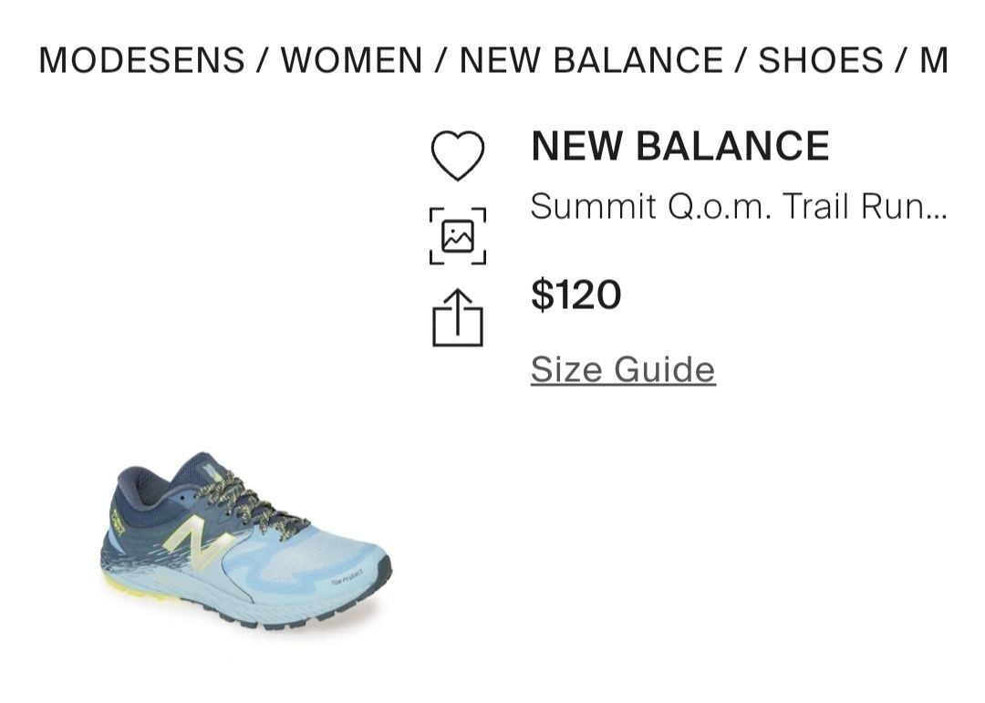 New Balance Summit Trail Running 39"