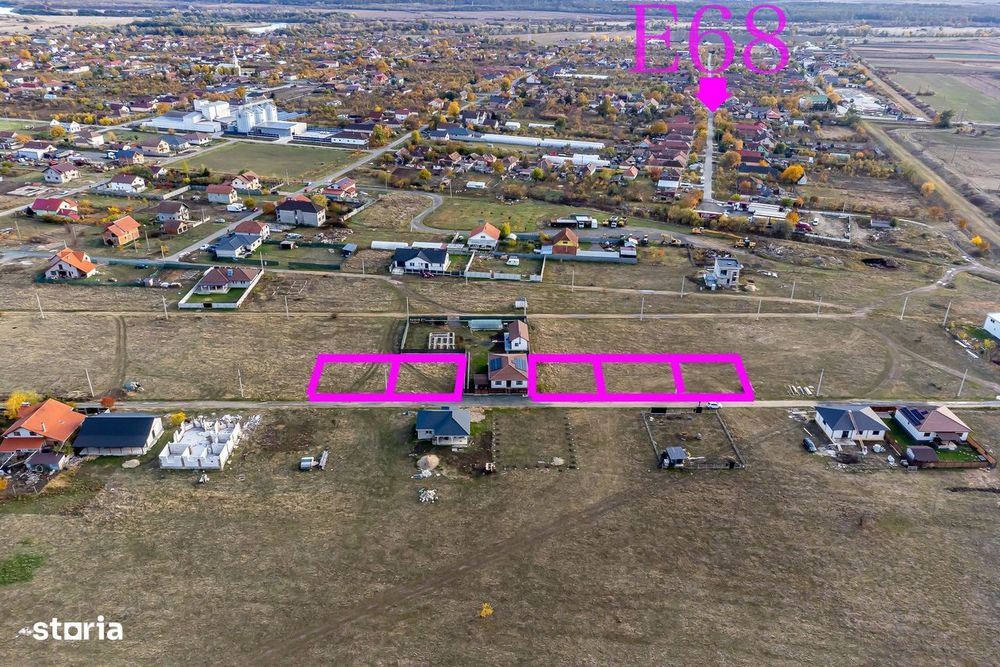 Parcele de 500 mp | 20.000 € | Utilități | Cartier nou în Mândruloc