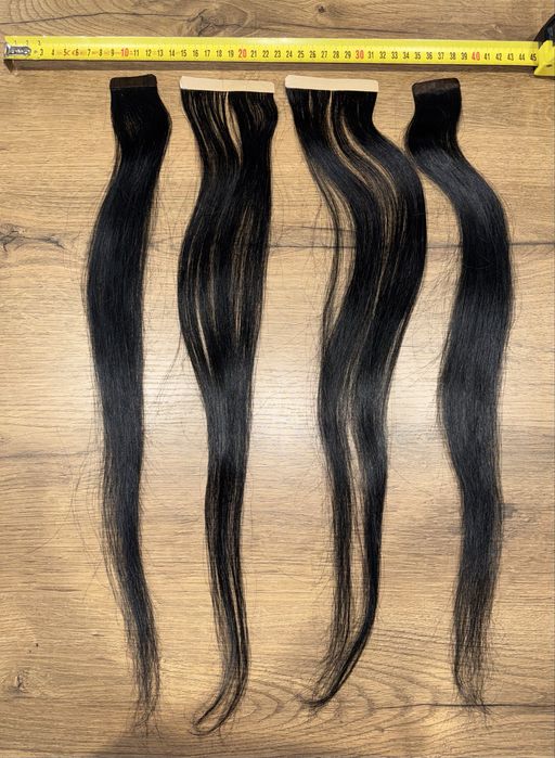 Естествена черна коса