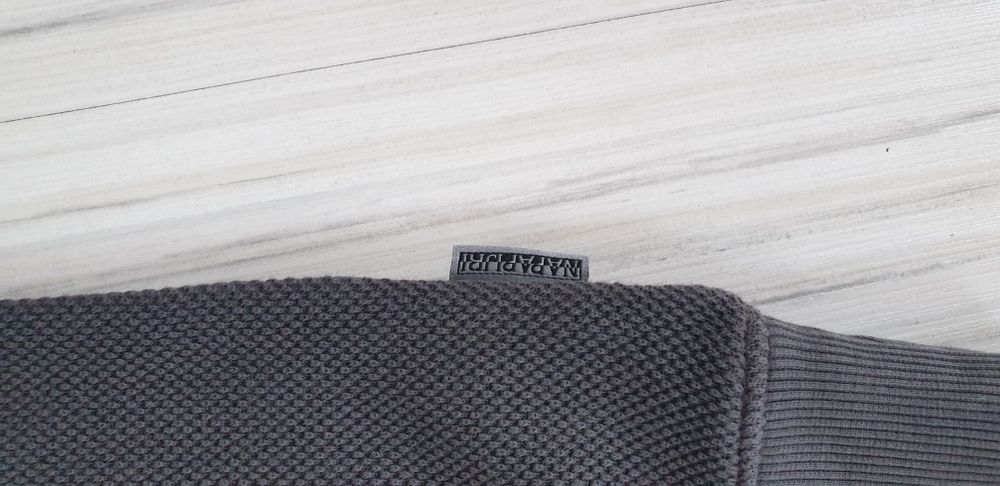 Napapijri Cotton Cardigan Knitted Full Zip / M ОРИГИНАЛ! Мъжка с цял ц