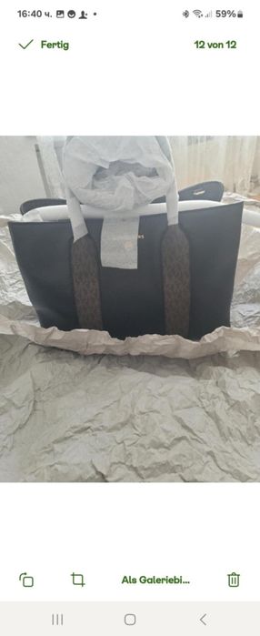 Дамска кожена чанта MICHEL KORS  оргинална с сефгификат !